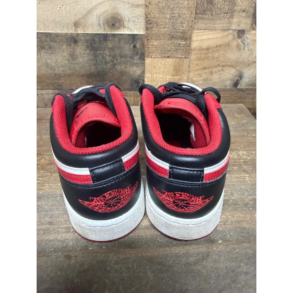 Nike Air Jordan 1 Low Chicago Home Gym Red White Black 553560-163 Mens Boys 6Y
